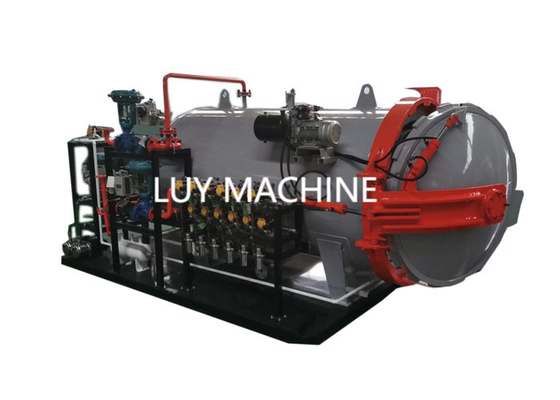 اتوکلاو کامپوزیت فیبر کربن SS304 3 مرحله کنترل PLC پردازش کارآمد