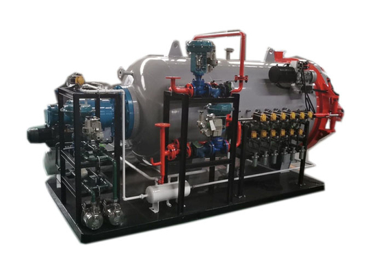 PED کنترل کامپیوتری کاملا اتوماتیک فنجان اتوکلاو کامپوزیت صنعتی برای فیبر کربن