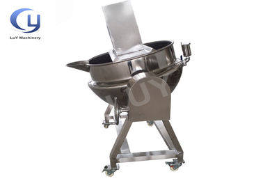 100L - 500L کتری بخار شیب دار 0.8Mpa برای گرم کردن با بخار / برق / گاز