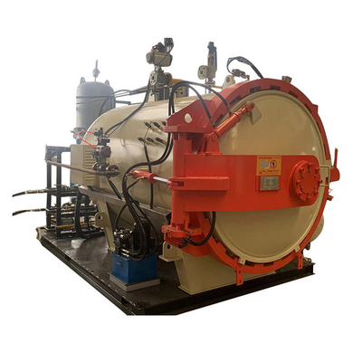 0.8MPa 600mm قطر صفحه لمسی کنترل PLC صنعتی کوچک کامپوزیت اتوکلاو برای آزمایشگاه