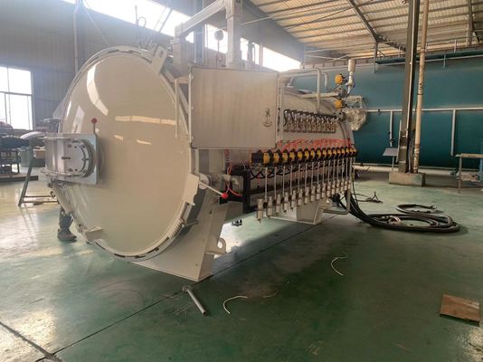 قطر 2400mm آوتوکلاو فیبر کربن مرکب برای دوچرخه ها / لوازم جانبی خودرو