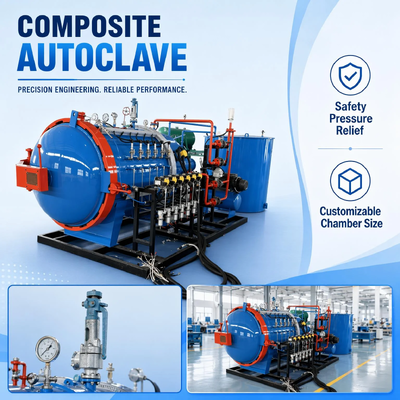 گواهینامه CE موتور اتوکلاو صنعتی با قدرت بالا 10Kw-700Kw چند ولتاژ 380V / 410V / 220V کنترل دقیق درجه حرارت و فشار