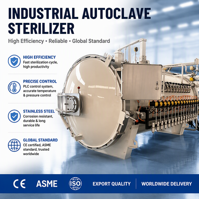 Composite Autoclave for Carbon Fiber Curing Prepreg Autoclave for Wind Energy Composite Materials Laminates Processing