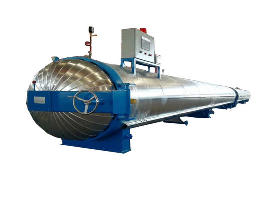 خط لوله لاستیک پوشش ولکانيزر لاستیک Autoclave درمان