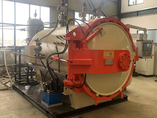 سیستم کوره فیبر کربن صنعتی کامپوزیت آوتوکلاو فیبر کربن مواد مقاوم به دمای بالا و فشار