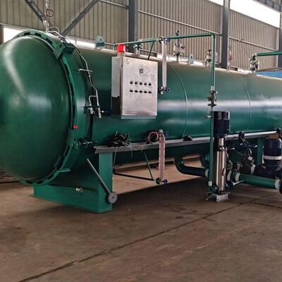 LY برند CCA ACQ تانالیث کنترل خودکار PLC چوب نگهداری کننده درمان خلاء فشار بالا محلول در آب آسان