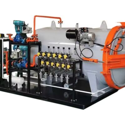 دستگاه صندلی فیبر کربن پیش آغشته خلاء CE اتوکلاو کامپوزیت فشار بالا مخزن دو جداره موتور ظرفیت بزرگ دمای بالا